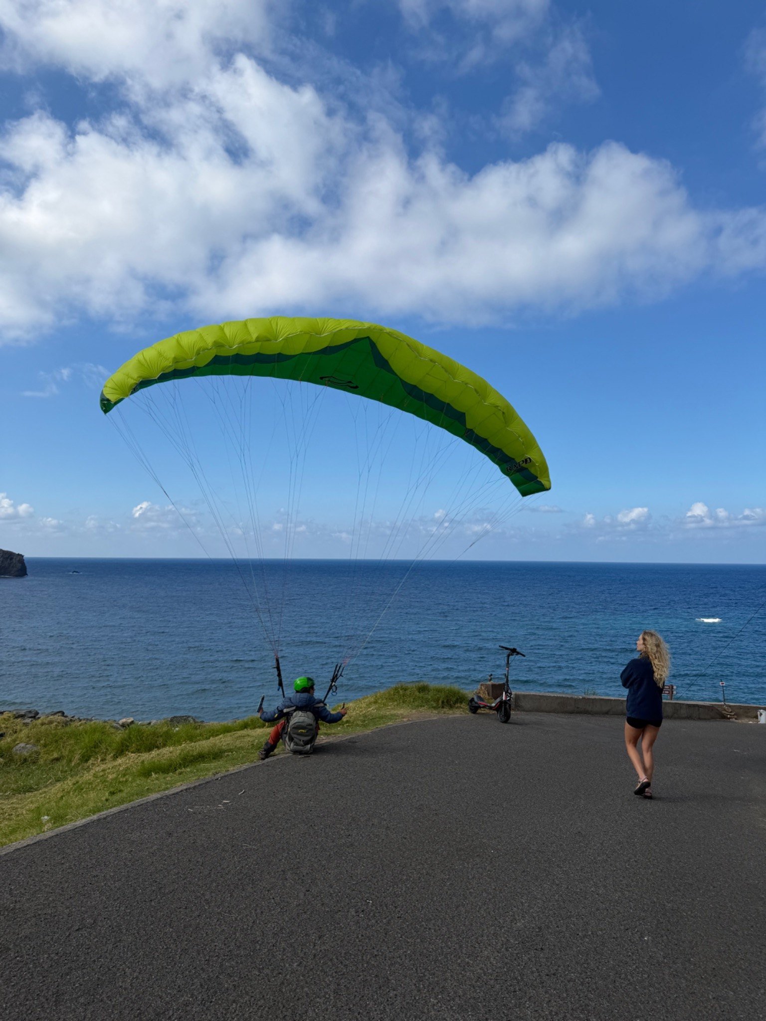 Parapente em Porto da Cruz